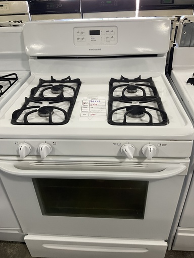 [99132] Frigidaire Used Natural Gas Stove 30inches  (White) 