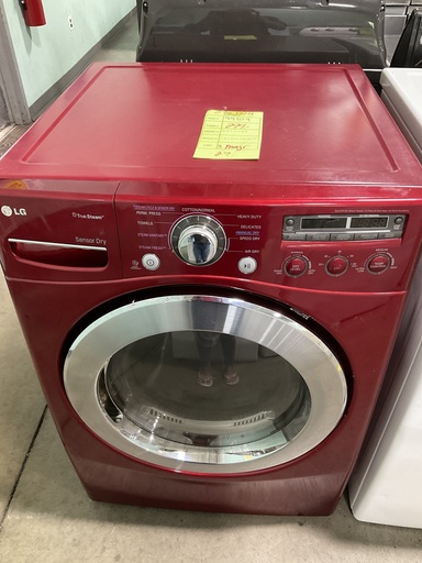 [99109] Lg Used Electric Dryer 220volts (30 AMP) 27inches {3 prong} (Red) 