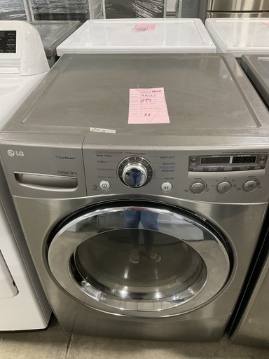 [99121] Lg Used Natural Gas Dryer 27inches  (Grey) 