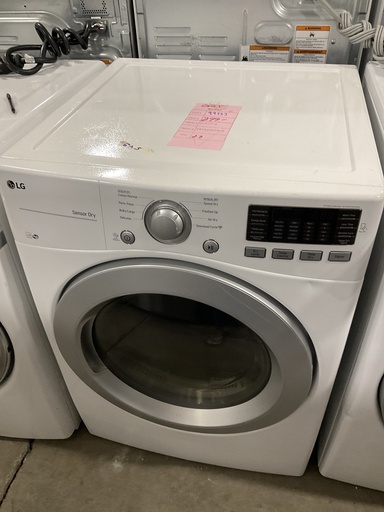 [99133] Lg Used Natural Gas Dryer 27inches (White) 
