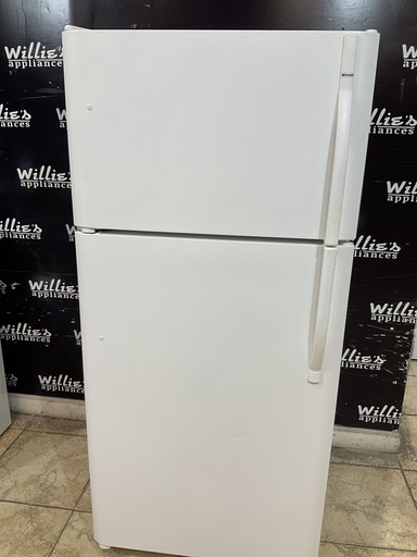 [99153] Kenmore Used Refrigerator Top and Bottom 30x65 1/2” (White) 