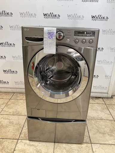 [99176] Lg Used Washer Front-load 27inches (Grey)