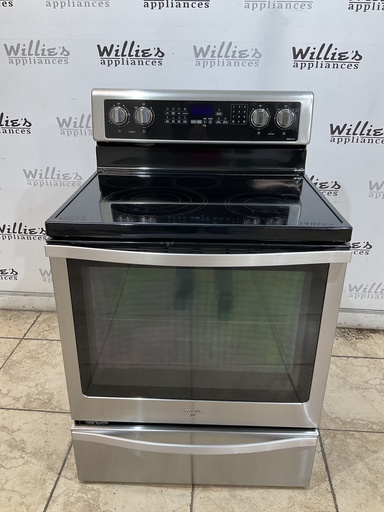 [99182] Samsung Used Electric Stove 220volts (40/50 AMP) 30inches {4 prong} (Stainless steel) 
