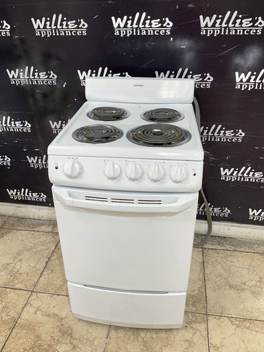 [99183] Hotpoint Used Electric Stove 220volts (40/50 AMP) 20inches {3 prong} (White) 