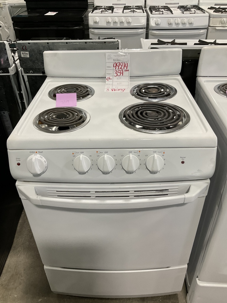 Hotpoint Used Electric Stove 220volts (40/50 AMP) 24inches {3 prong} (White) 