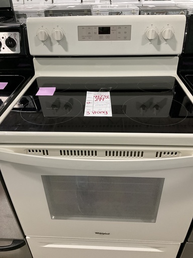 [99234] Whirlpool Used Electric Stove 220volts (40/50 AMP) 30inches {3 prong} (Bisque) 