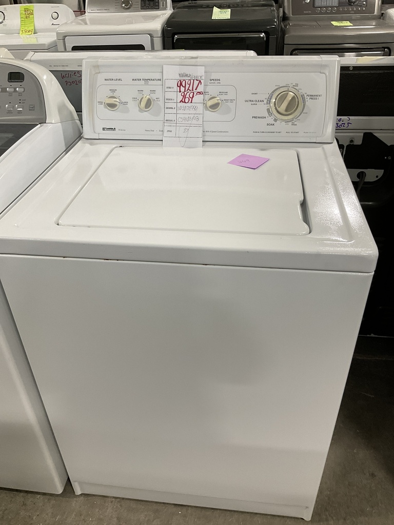Kenmore Used Washer top-load 27inches (White) 
