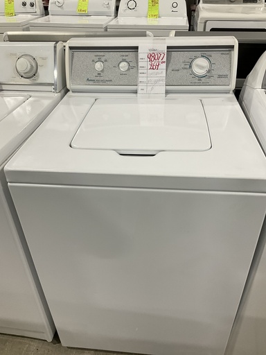 [98077] Amana Used Washer Top-load 26inches (White) 