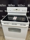 Ge Used Electric Stove 220volts (40/50 AMP) 30inches {no cord} (White) 
