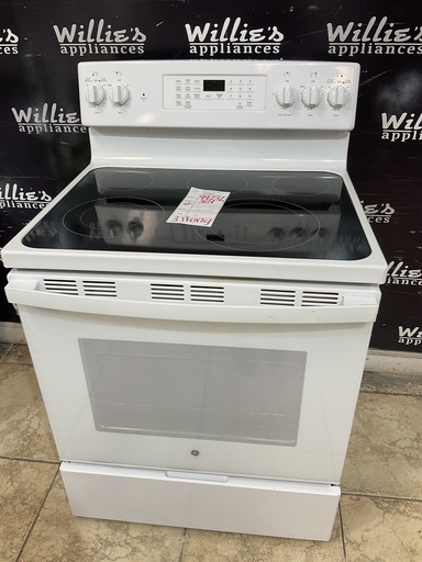 [99231] Ge Used Electric Stove 220volts (40/50 AMP) 30inches {3 prong} (white) 