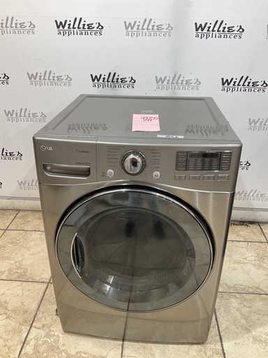 [99245] Lg Used Natural Gas Dryer 27inches (Grey) 