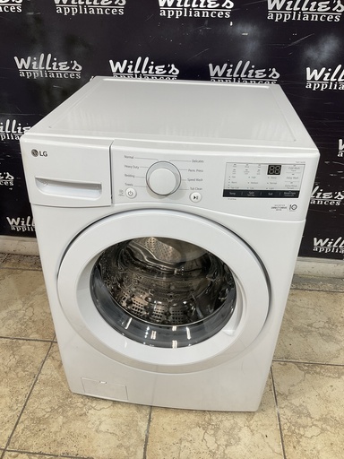 [99218] Lg Used Washer Front-load 27inches (White) 