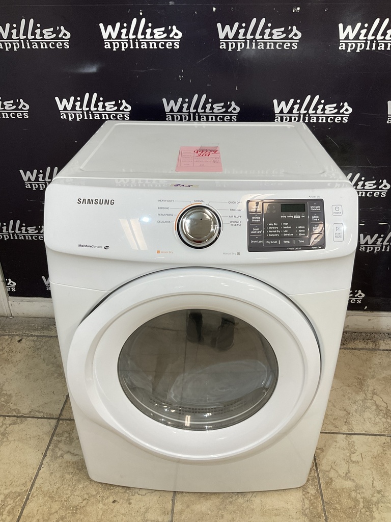 Samsung Used Natural Gas Dryer 27inches (White)  