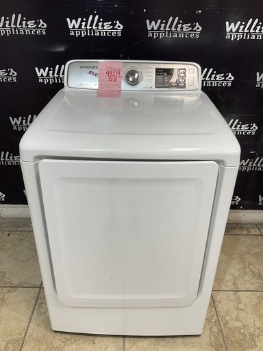 [99219] Samsung Used Natural Gas Dryer 27inches (White) 
