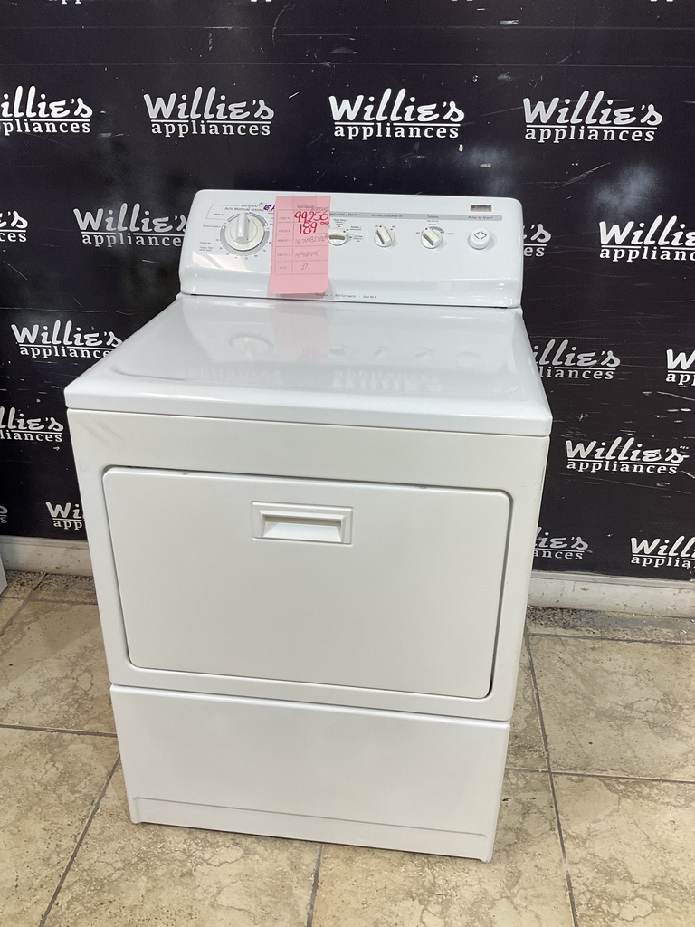 Kenmore Used Natural Gas Dryer 27inches (White) 
