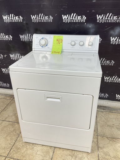 [99238] Kirkland Used Electric Dryer 220volts (30 AMP) 29inches {3 prong} (White) 