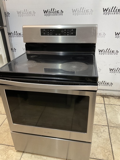[99275] Whirlpool Used Electric Stove 220volts (40/50 AMP) 30inches{3 Prong} (Stainless Steel) 