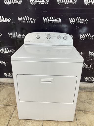 [99287] Whirlpool Used Electric Dryer 220volts (30 AMP) 29inches {no cord} (White) 