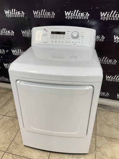 [99285] Lg Used Natural Gas Dryer 27inches (White) 