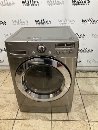 [99282] Lg Used Natural Gas Dryer 27inches (Grey) 