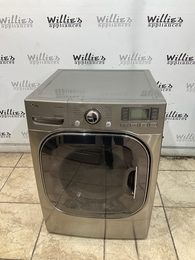 [99280] Lg Used Electric Dryer 220volts (30 AMP) 27inches {3 prong} (Grey) 