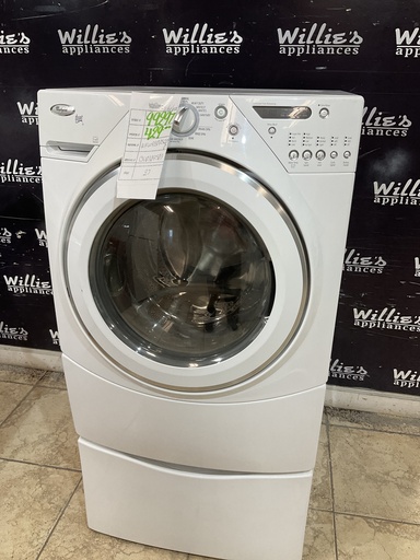 [99297] Whirlpool Used Washer Front-load 27inches (White) 