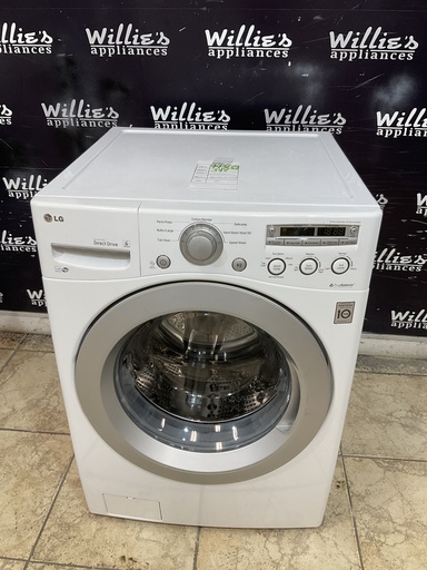 [99308] Lg Used Washer Front-load 27inches (White) 