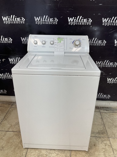 [99337] Whirlpool Used Washer Top-load 27inches (White) 
