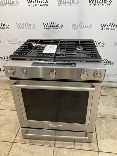 [99300] KitchenAid Used Natural Gas Stove 30inches (Stainless Steel) 