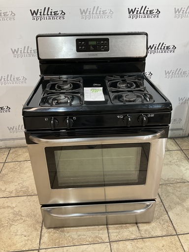 [99358] Frigidaire Used Natural Gas Stove 30inches (Stainless Steel) 