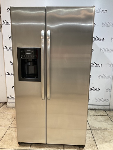 [99350] Ge used Refrigerator Side by Side 36x69 1/2” (Stainless Steel) 