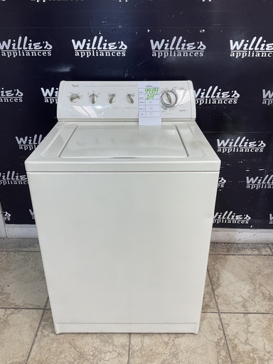 [99389] Whirlpool Used Washer Top-load 27inches (Bisque) 