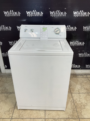 [99369] Whirlpool Used Washer Top-load 27inches (White) 
