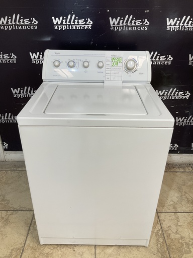 [99378] Whirlpool Used Washer Top-load 27inches (White) 