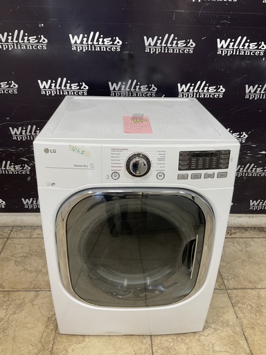 [99385] Lg Used Natural Gas Dryer 27inches (White) 