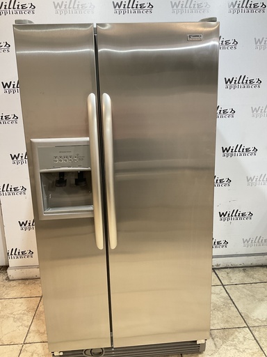 [99383] Kenmore Used Refrigerator Side by Side 33x66 (Stainless Steel) 