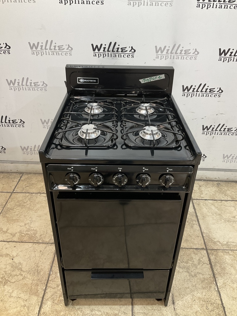 Brown Used Gas Propane Stove 20inches (Black) 