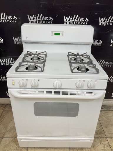 [99408] Ge Used Natural Gas Stove 30inches (White) 