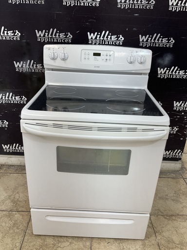 [99406] Kenmore Used Electric Stove 220volts(40/50 AMP) 30inches {3 prong} (White) 
