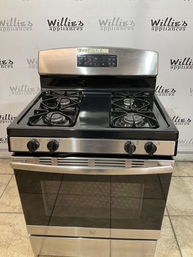 [99403] Ge Used Gas Propane Stove 30inches (Stainless Steel) 
