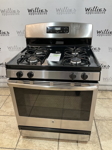[99418] Ge Used Natural Gas Stove 30inches (Stainless Steel) 