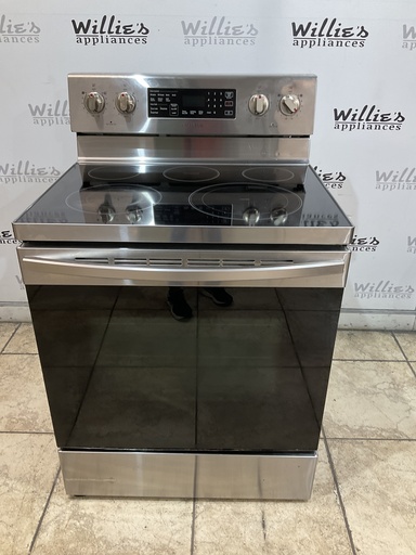 [99400] Samsung Used Electric Stove 220volts (40/50 AMP) 30inches {3 prong} (Stainless steel) 