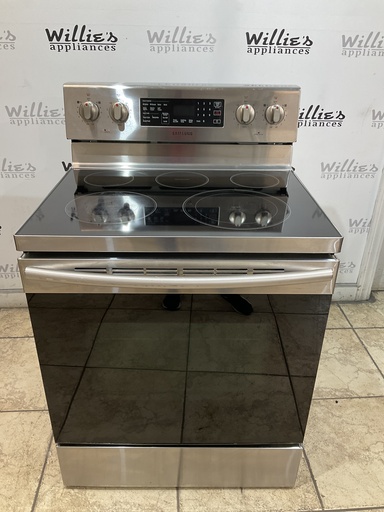 [99417] Samsung Used Electric Stove 220volts (40/50 AMP) 30inches {no cord} (Stainless steel) 