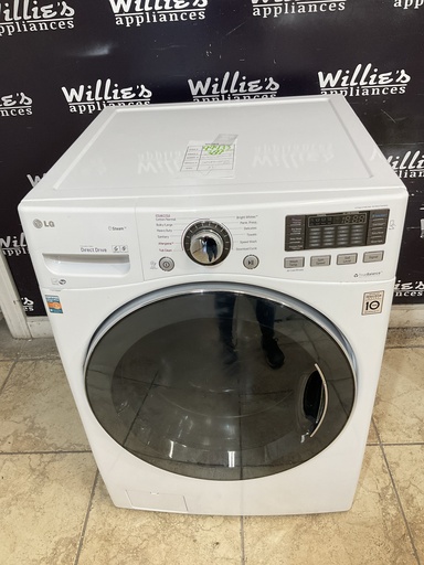 [99433] Lg Used Washer Front-load 27inches (White) 