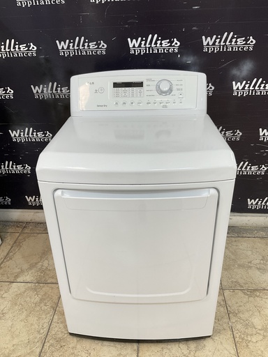 [99435] Lg Used Electric Dryer 220volts (30 AM) 27inches {3 prong} (White) 