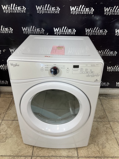 [99445] Whirlpool Used Natural Gas Dryer 27inches (White) 