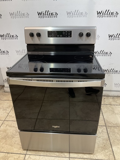[99466] Whirlpool Used Electric Stove 220 volts (40/50 AMP) 30inches {no cord} 