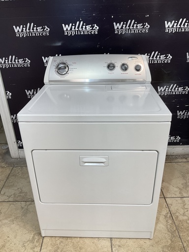 [99464] Whirlpool Used Electric Dryer 220volts (30 AMP) 29inches {3 prong} (White) 