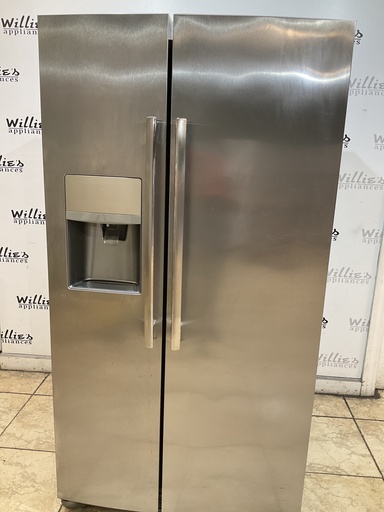 [99460] Frigidaire Used Refrigerator Side by Side 36x69 1/2” (Stainless Steel) 