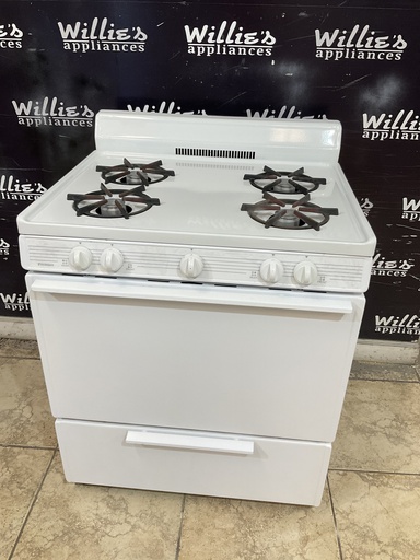 [99469] Premier Used Natural Gas Stove 30inches (White) 